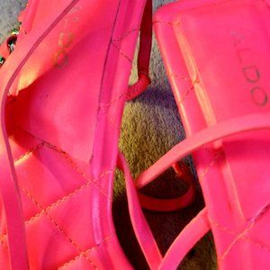 Aldo Crossbody Purse and Matching High heel Sandals